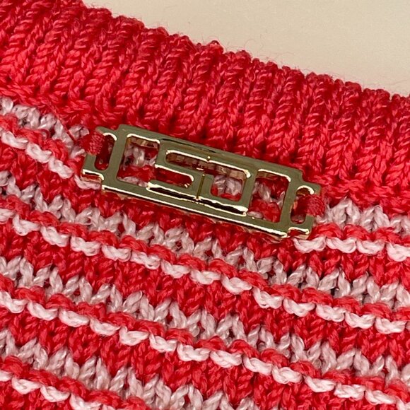 St. John Sport Orange Tan Santana Knit Camisole Tank Top Size XL - Picture 5 of 9